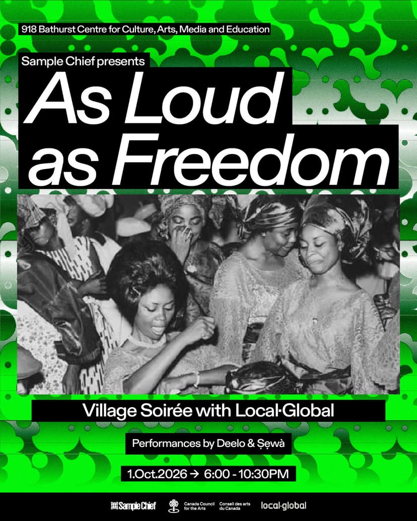 As Loud as Freedom: Independence Day Bash w/ Local·Global, Deelo & Ṣẹwà